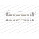 Drążek kierowniczy 1475mm 5168933 WARYŃSKI 5168933W | Exvi