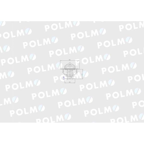 Termostat 3802273 Komatsu POLMO 3802273P | Exvi