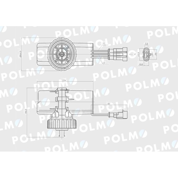 Pompa zasilająca 87327688 POLMO 87/80-223/8 | Exvi