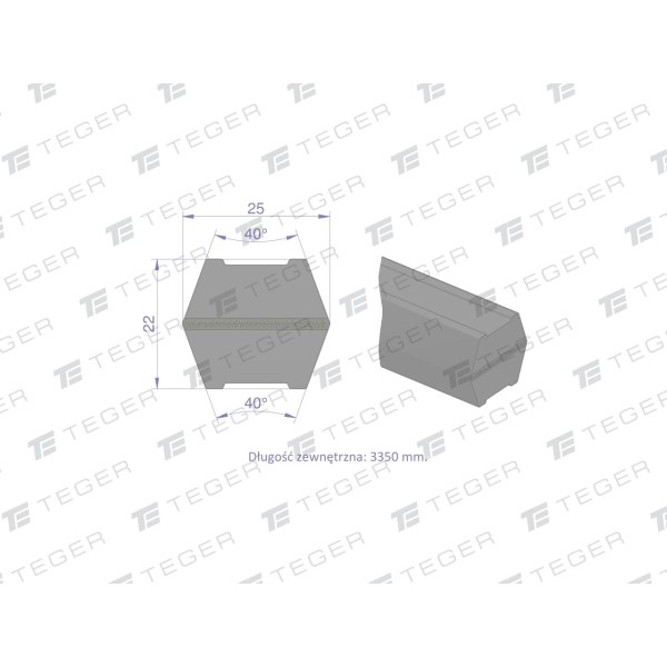 Pas klinowy Hard-Belt (T-653380.0) AP1001032 | Exvi