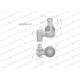 Przegub kierowniczy 80mm- 1" 292562A1 292562A1W | Exvi