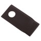 Nóż. nożyk kosiarka lewy 98x48x4mm otwór WKR98X48X4L | Exvi