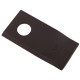 Nóż. nożyk kosiarka lewy 96x48x3mm otwór WKR96X48X3L | Exvi
