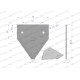Nóż żniwny 80x76x2mm otwór 5.5 WKZ82X76X2 | Exvi