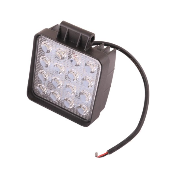 Lampa robocza kwadratowa 48W 16 LED GLANZ L0115G | Exvi