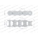 Łańcuch rolkowy 16AH-1-42PS ANSI A 80H L16AH1-42PS | Exvi