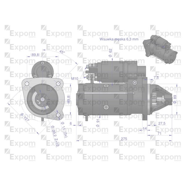 Rozrusznik AZE4123 Nowy Typ EXPOM KWIDZYN eu MS24EX | Exvi