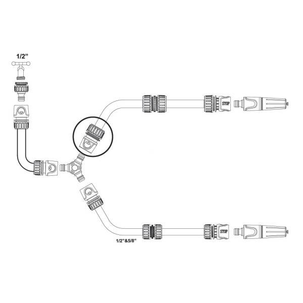 Szybkozłączka 3/4"- bez waterstop / TEGER O-NPIS003 | Exvi