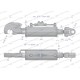 Łącznik Centralny Hydrauliczny KAT-3 LHHU32675885210 | Exvi