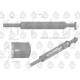Tłumik okrągły 1040mm 5,3kg C-360 42/10-207/0 | Exvi
