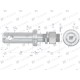 Sworzeń z gwintem T-SG28602245150 fi 28/60 mm | Exvi