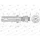 Sworzeń z gwintem T-SG28552245150 fi 28/55 mm | Exvi