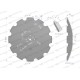 Talerz uzębiony Z-12 fi 610 mocowanie 4/115 7610250 | Exvi