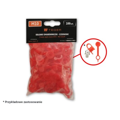 Zestaw osłonek smarowniczki M10 kolor OSMRM10-100CZE | Exvi