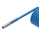 Przewód spiralny kompletny tekalan PSK-PU-12X8-15M | Exvi