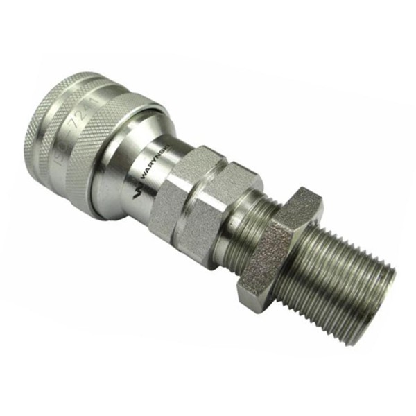 Szybkozłącze hydrauliczne gniazdo long WIAM22MZL-10 | Exvi