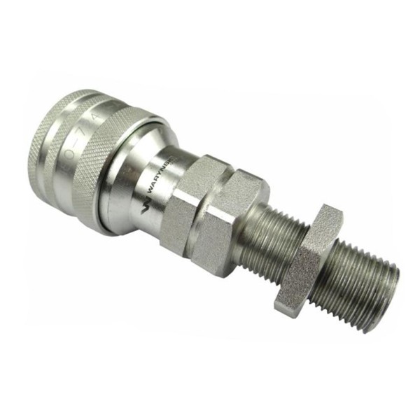 Szybkozłącze hydrauliczne gniazdo long WIAM18MZL-50 | Exvi