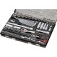 Zestaw kluczy nasadowych 1/4” + 1/2" 82 180482420KR | Exvi
