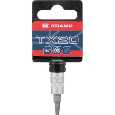 Nasadka Torx z otworem 1/4", TX 20 18060066020KR | Exvi