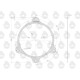 Uszczelka pokrywy mechanizmu blokady 50/52-519/0 | Exvi