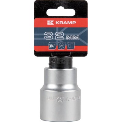 Klucz nasadowy 6-kt. 3/4", 32 mm 18060190320KR | Exvi