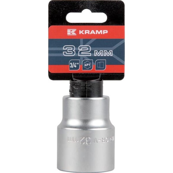 Klucz nasadowy 6-kt. 3/4", 32 mm 18060190320KR | Exvi