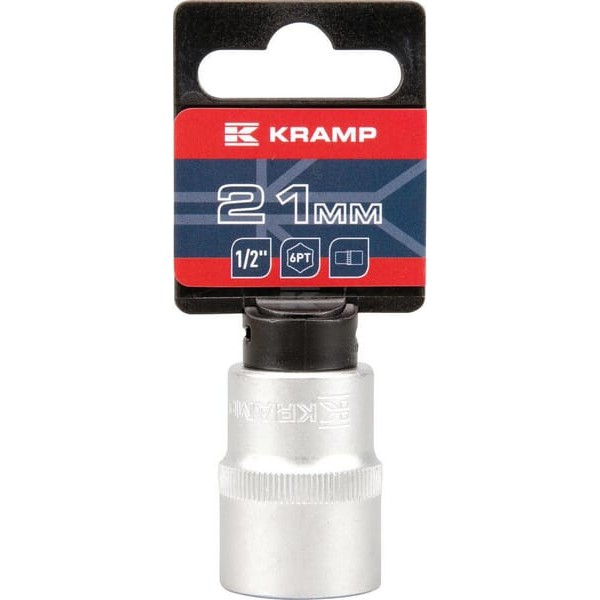 Klucz nasadowy 6-kt. 1/2", 21 mm 18060130210KR | Exvi