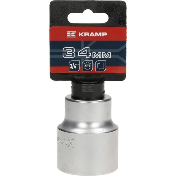 Klucz nasadowy 6-kt. 3/4", 34 mm 18060190340KR | Exvi