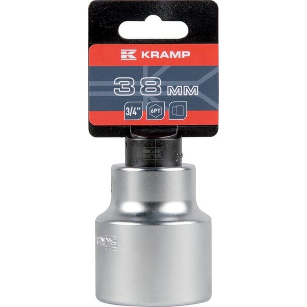 Klucz nasadowy 6-kt. 3/4", 38 mm 18060190380KR | Exvi