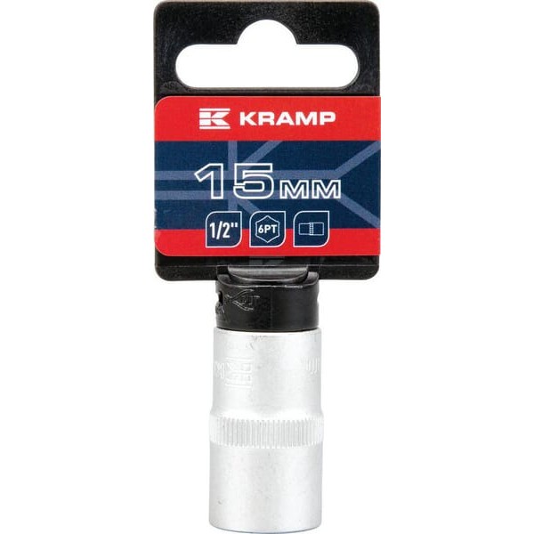 Klucz nasadowy 6-kt. 1/2", 15 mm 18060130150KR | Exvi
