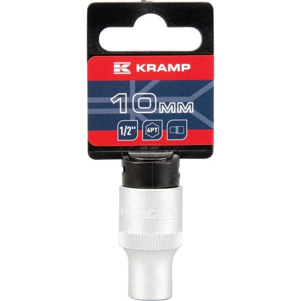 Klucz nasadowy 6-kt. 1/2", 10 mm 18060130100KR | Exvi