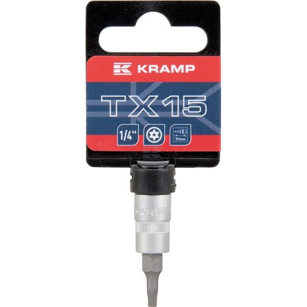 Nasadka Torx z otworem 1/4", TX 15 18060066015KR | Exvi