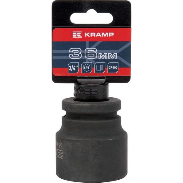 Klucz nasadowy udarowy 6-kt. 3/4", 36 mm 1803526636KR | Exvi