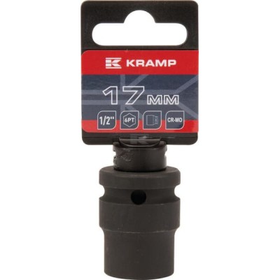 Klucz nasadowy udarowy 6-kt. 1/2", 17mm 1803524617KR | Exvi