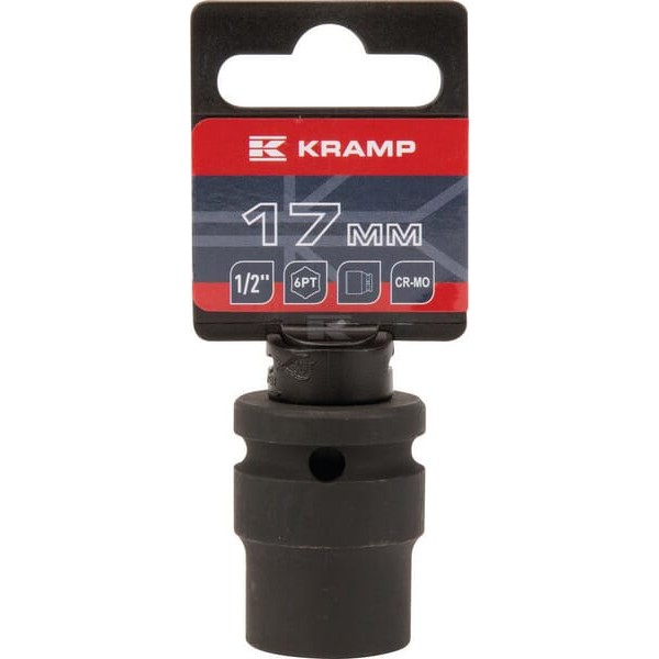 Klucz nasadowy udarowy 6-kt. 1/2", 17mm 1803524617KR | Exvi