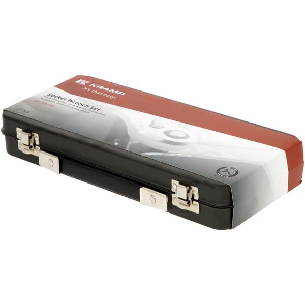 Zestaw kluczy nasadowych 3/8” 23 ele. 180423800KR | Exvi