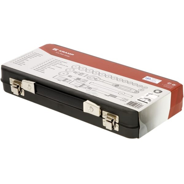 Zestaw kluczy nasadowych 3/8” 23 ele. 180423800KR | Exvi