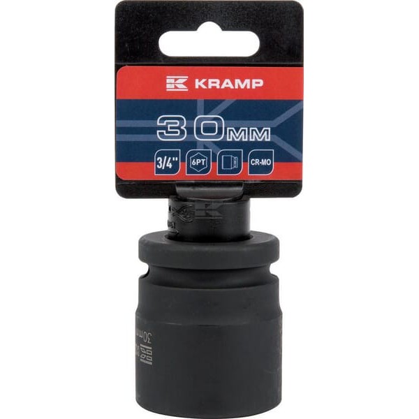 Klucz nasadowy udarowy 6-kt. 3/4", 30 mm 1803526630KR | Exvi