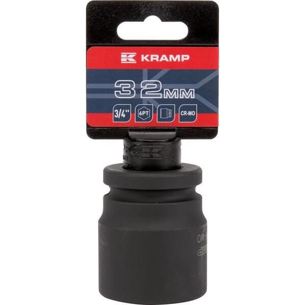 Klucz nasadowy udarowy 6-kt. 3/4", 32 mm 1803526632KR | Exvi