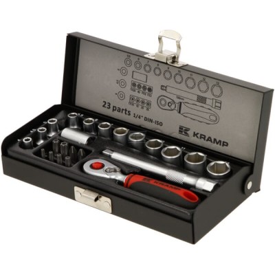 Zestaw kluczy nasadowych Mini 1/4” 23 1804922023KR | Exvi