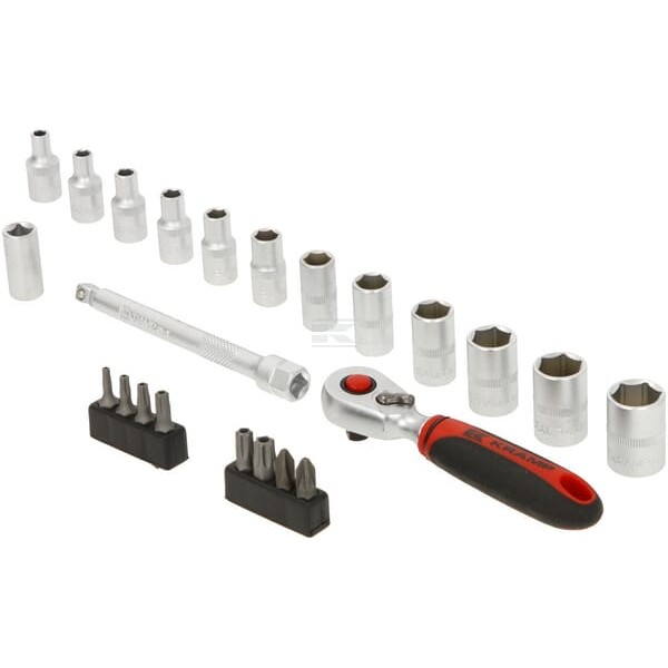 Zestaw kluczy nasadowych Mini 1/4” 23 1804922023KR | Exvi
