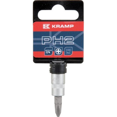 Nasadka wkrętak krzyżowy 1/4", PH 2 18060064002KR | Exvi