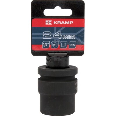 Klucz nasadowy udarowy 6-kt. 3/4", 24 mm 1803526624KR | Exvi
