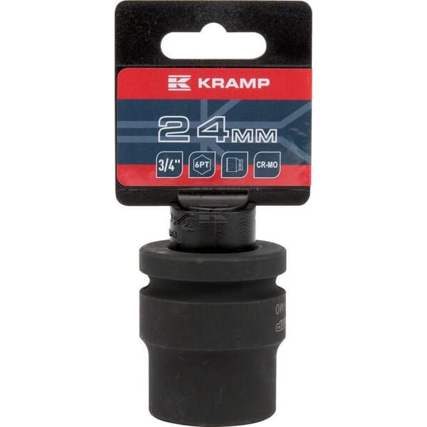 Klucz nasadowy udarowy 6-kt. 3/4", 24 mm 1803526624KR | Exvi