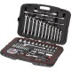 Zestaw kluczy nasadowych 1/4” + 1/2" 96 180496420KR | Exvi
