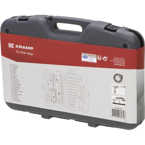 Zestaw kluczy nasadowych 1/4” + 1/2" 96 180496420KR | Exvi