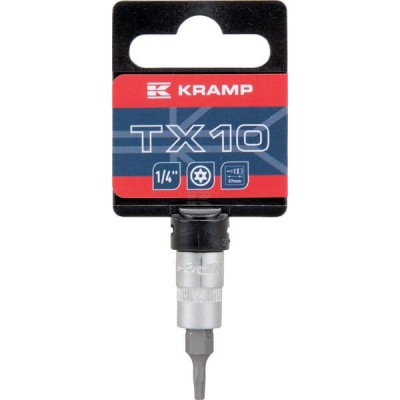 Nasadka Torx z otworem 1/4", TX 10 18060066010KR | Exvi