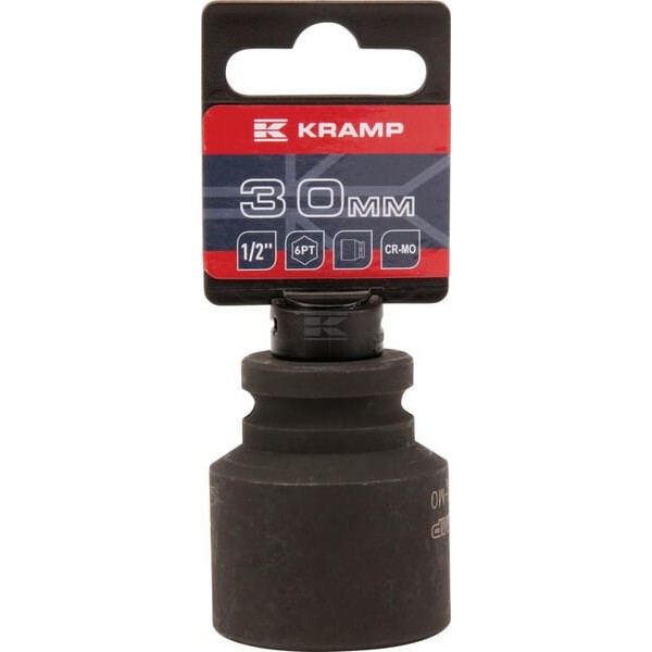 Klucz nasadowy udarowy 6-kt. 1/2", 30 mm 1803524630KR | Exvi