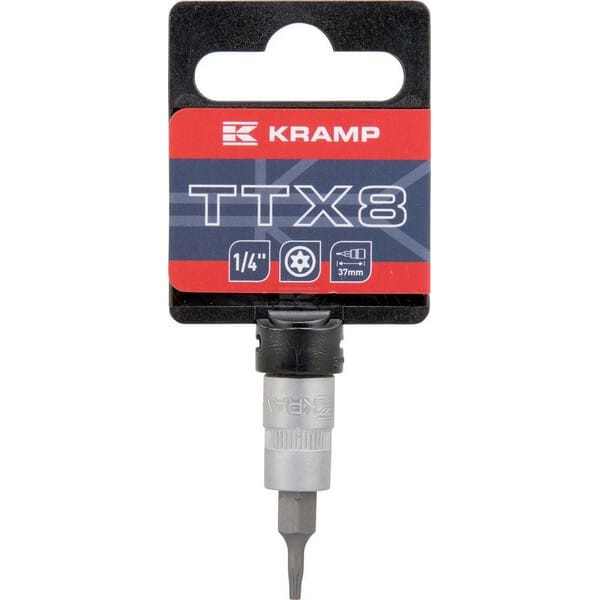 Nasadka Torx z otworem 1/4", TX 8 18060066008KR | Exvi