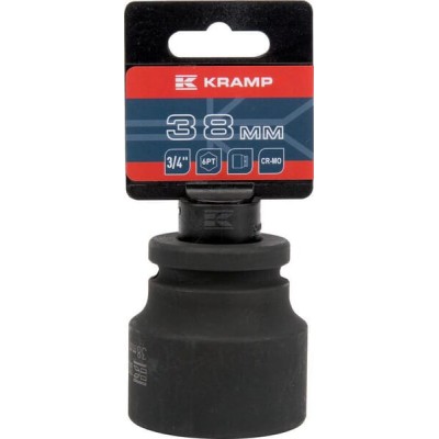 Klucz nasadowy udarowy 6-kt. 3/4", 38 mm 1803526638KR | Exvi